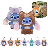 MINISO Disney Stitch Wild Animal Series Vinyl Surprise Box Figure Model Random Design Blind Box Toy Collectible Toy for Home Decor Birthday Gift (Random One Figure)