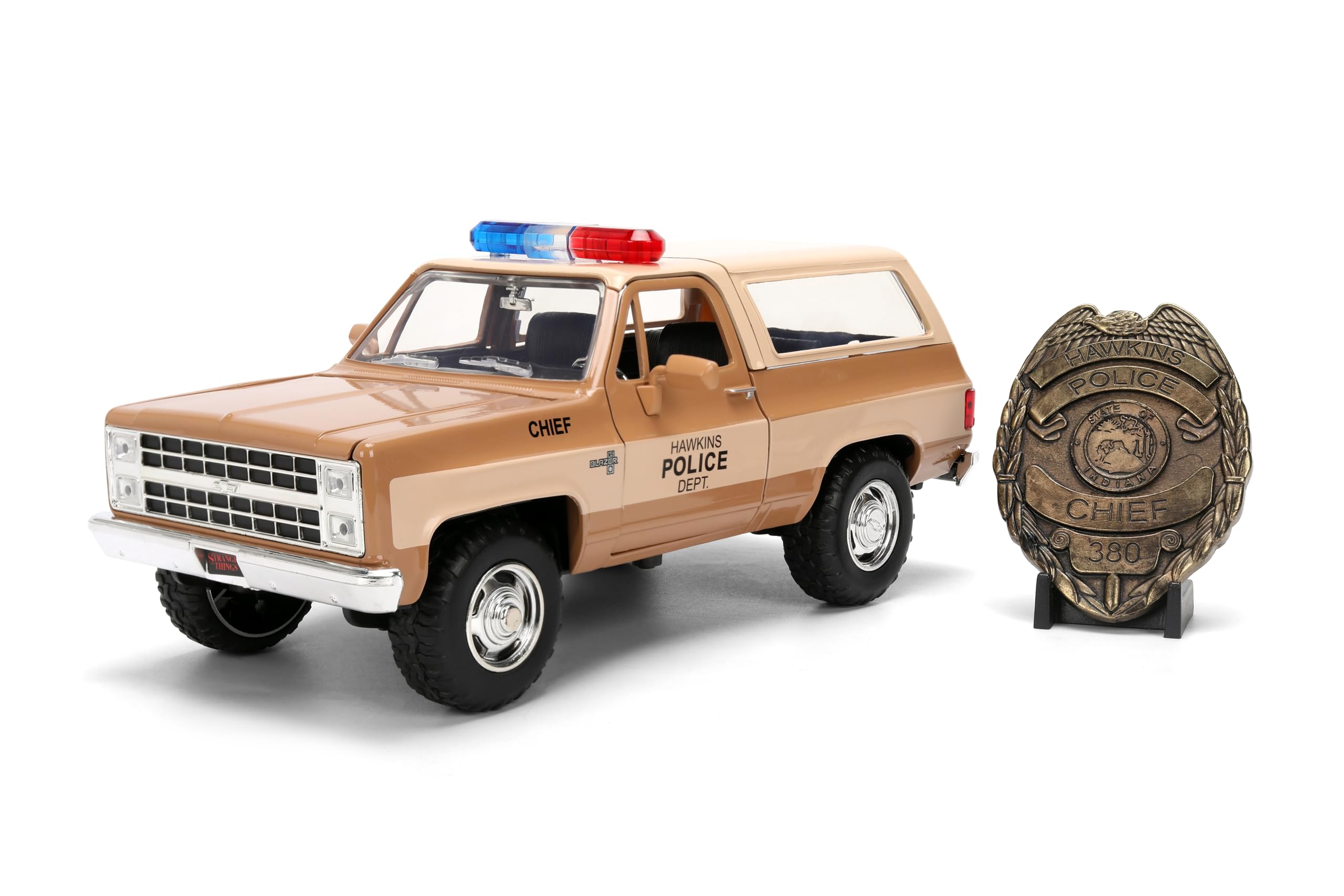 Jada 1980 Chevy K5 Blazer 1:24 W/Police Plate Vehicle