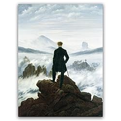 Caspar David Friedrich Prints - Wanderer Above the