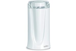 Salton Coffee Grinder, Electric Blade Grinder for Ground Coffee, Spices, Herbs, Nuts with Stainless Steel Blade, 60 g capacit