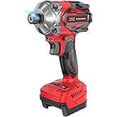 DIYtoolifz 1/4 Inch Cordless Impact Driver for Milwaukee 18V Battery (Bare Tool), 2800 in-lbs Brushless Motor, 3-Speed (0–3900 RPM) Compact & Portable Driver for DIY Projects, Auto-Stop & LED Light