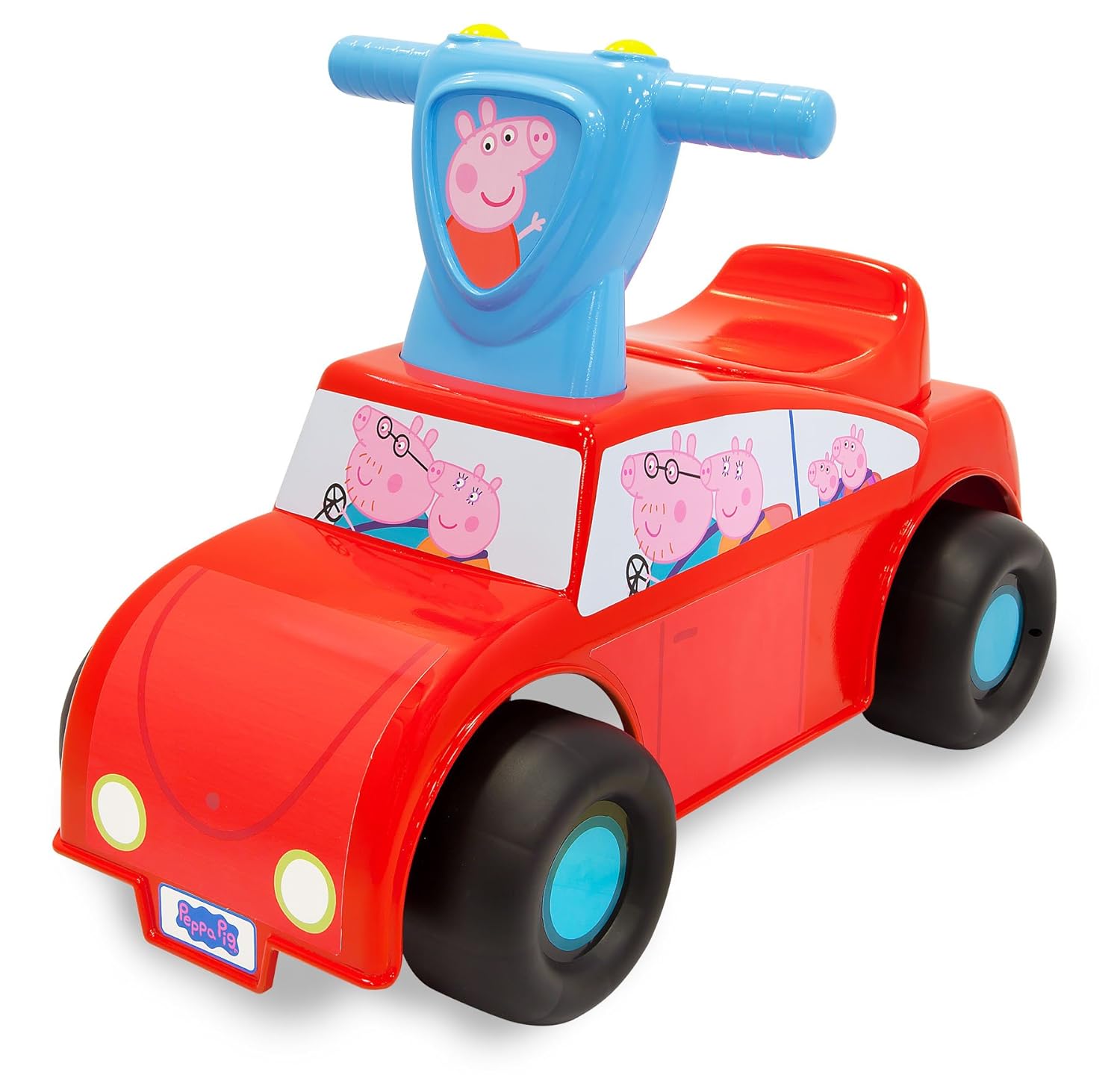 peppa pig push along car