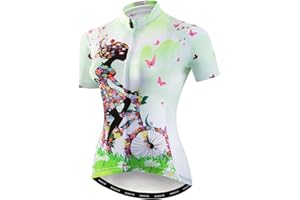 WEIMOSTAR Women's Cycling Jersey Bike Shirts Short Sleeve Ladies Bicycle Clothing MTB Cycle Jacket