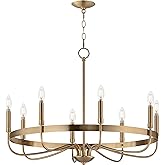 Maxim Lighting 14498HR Frankie 8-Light Chandelier, Heritage