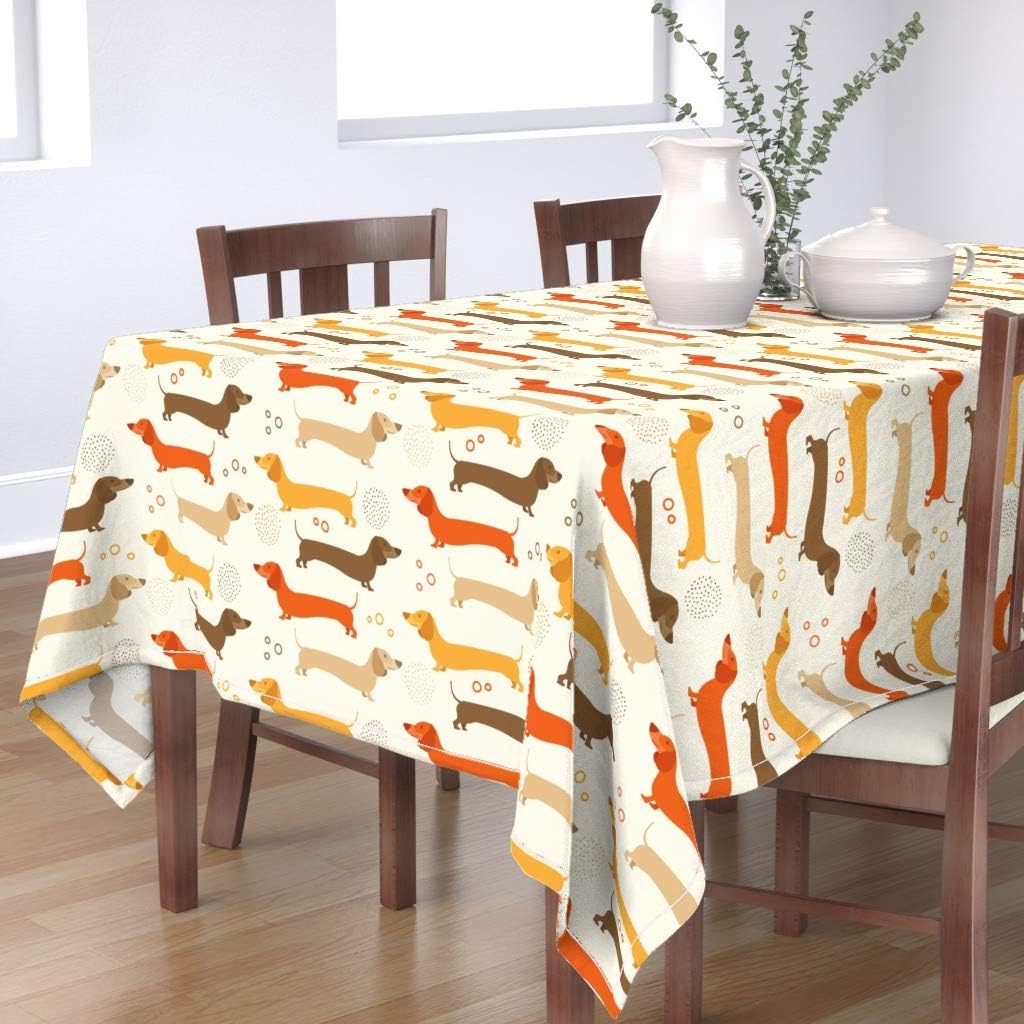 Roostery Tablecloth, Dachshund Daxi Dog Pattern Cute Animal