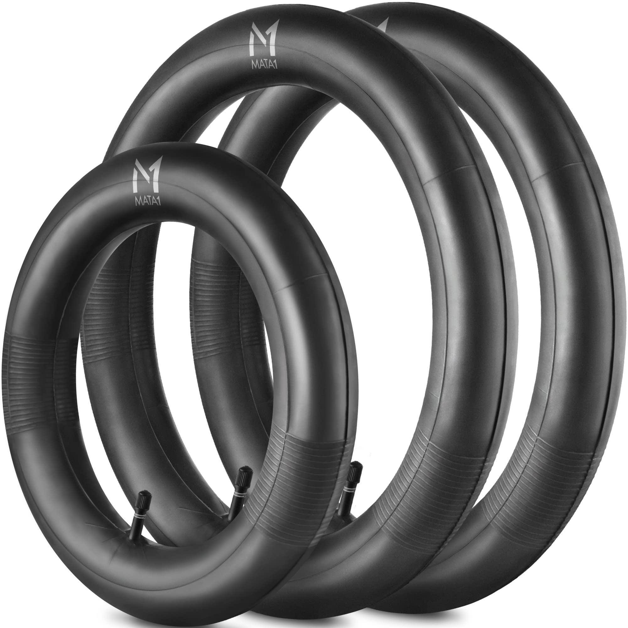 Photo 1 of Inner Tube Tire Replacements Two 16'' x 1.75/2.125 & One 12.5'' x 1.75/2.25 for Jogging Stroller, Compatible w/All Brands: BoB Revolution Flex/Pro/SE/SU, Graco, Go Jogging & More, by Mata1-USA
