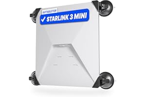 EYO Suction Cup Mount for Starlink Mini - Adjustable Starlink Mini Mount for Car, Van, Boat, RV and Windows - Strong Suction, UV-Resistant - Compact, Durable, Easy to Install - Incl. Storage Bag