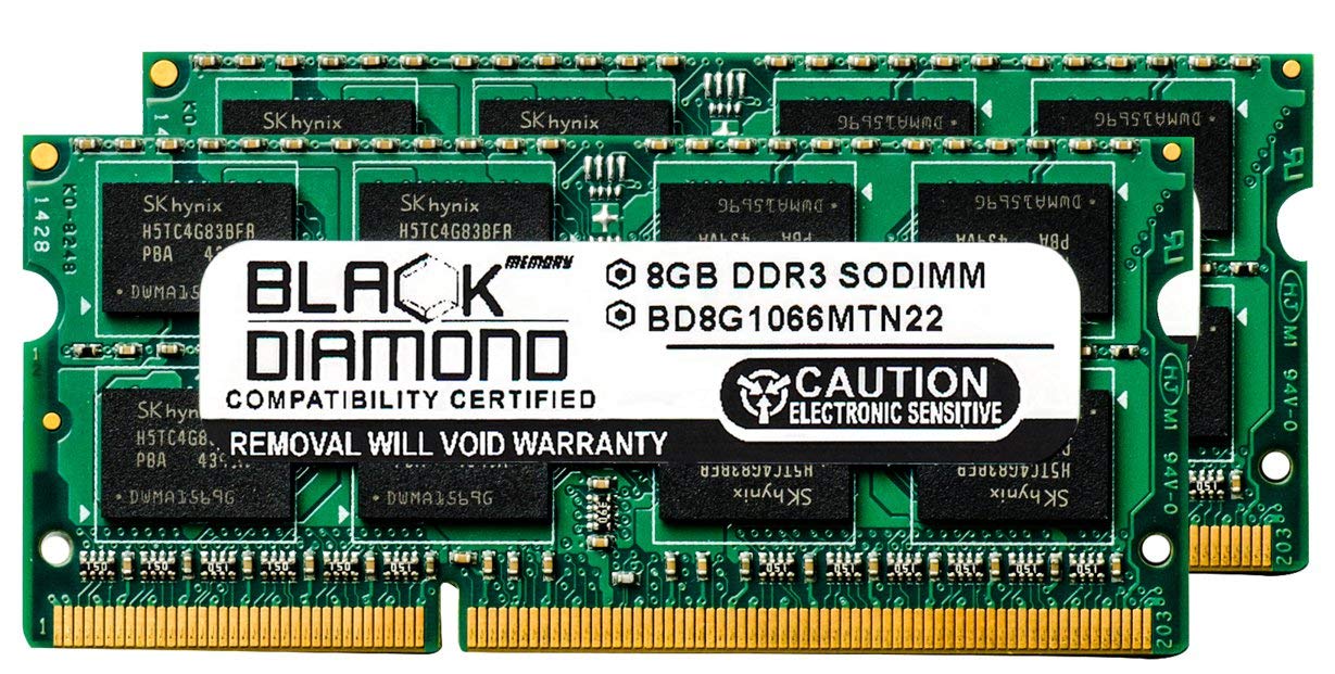16gb 2x8gb Ram Memory For Apple Macbook Pro 2 9ghz Intel Core I7 13 Inch Ddr3 Mid 12 Black Diamond Memory Module Ddr3 So Dimm 4pin Pc3 8500 1066mhz Upgrade Buy Online In Belize At Belize Desertcart Com Productid