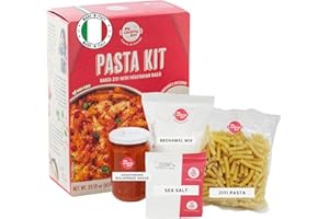 My Cooking Box Pasta Meal Kit, Baked Ziti Pasta Kit, Gourmet Dinner Kit Recipe, Product of Italy, Pre-portioned Ingredients in one Box, 2/3 Servings, Cooking Box, Family Meal