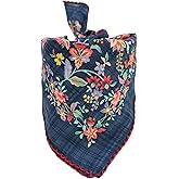 Arumary Premium Floral Bandana for Women – Soft Cotton & Viscose (Bamboo) Vintage Boho Head Scarf, Lightweight Hair Wrap