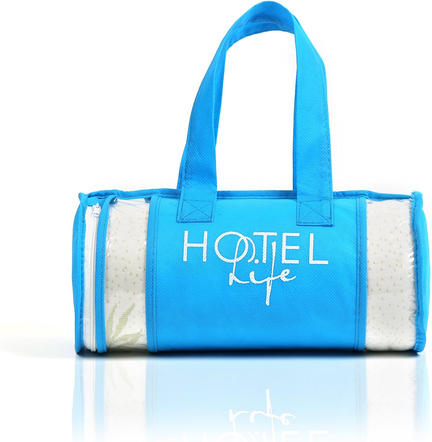 Hotel Life Bamboo Memory Foam Pillow Mini - Blue