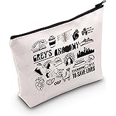 Hospital Doctor Anatomy Fans Merchandise Grey's Lover Makeup Bag for Friends Female Friendship Birthday Gifts (Grey's-A)