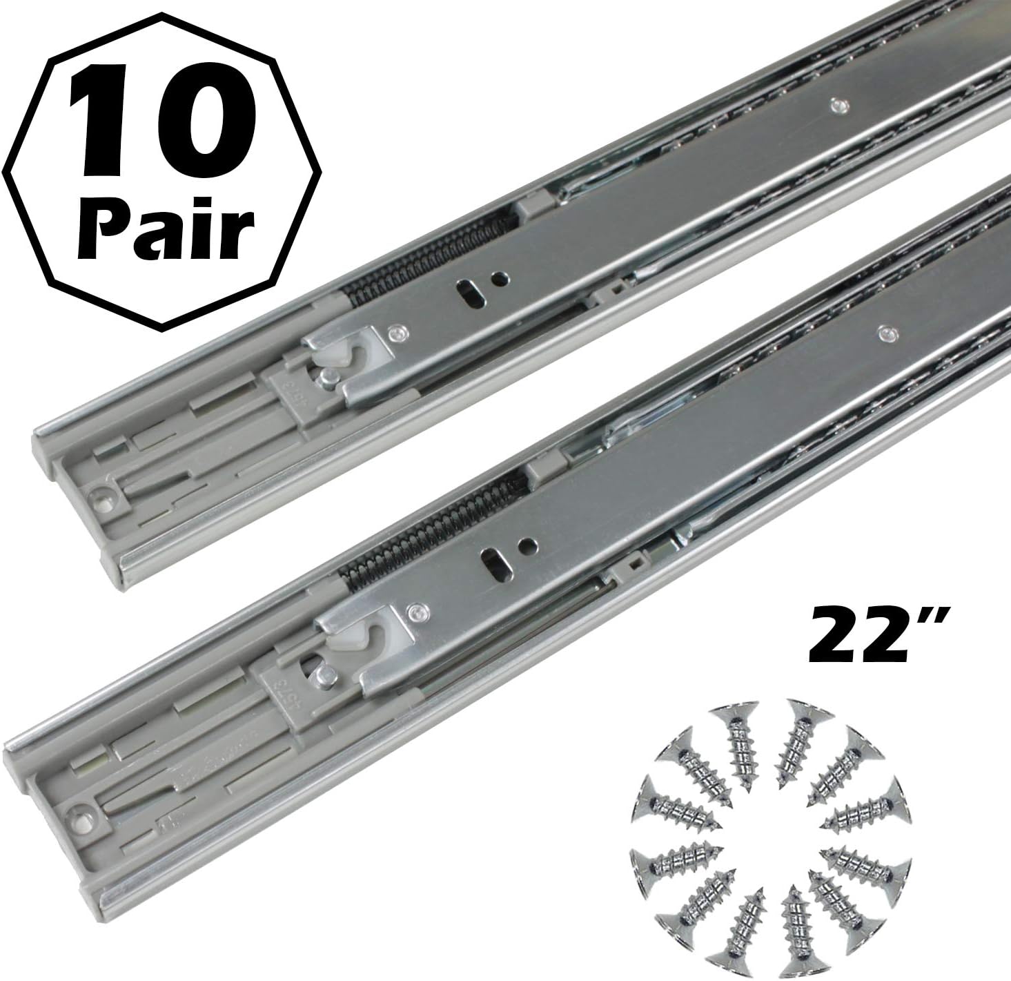 Lontan 4502s3 20 Drawer Slides Bottom Mount Heavy Duty 100 Lb