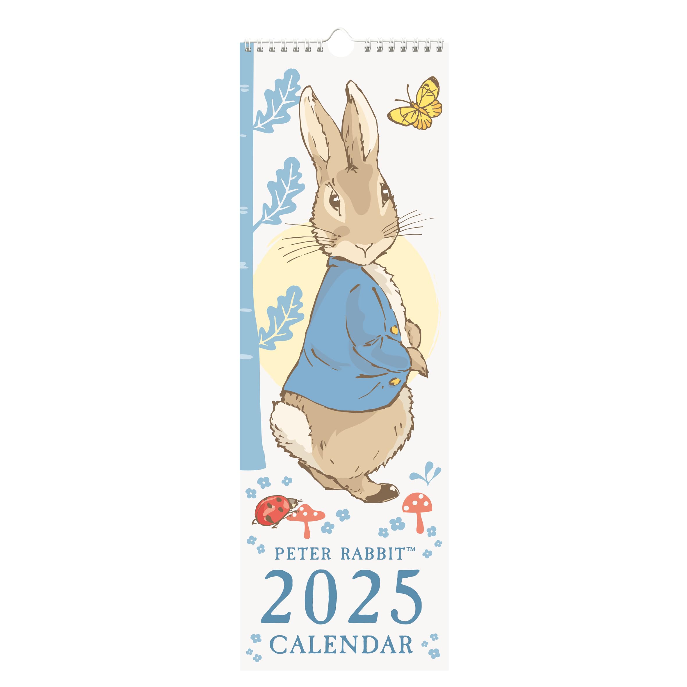 Peter Rabbit 2025 Slim Wall Calendar
