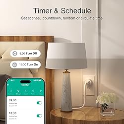 GHome Smart Plug, WiFi Smart Plugs Work with Alexa