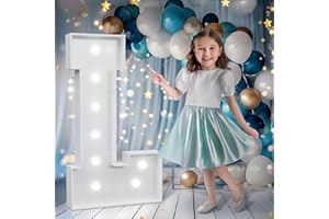BUGAME Marquee Letters 3 Feet Tall, Cool White Light Up Letters L, Large Marquee L for Birthday Anniversary Graduation Party Decoration, LOVE Sign for Wedding（DIY Kits）