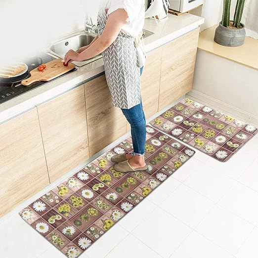 Memory Foam Anti Fatigue Chef Design Kitchen Floor Mat Rug 30 X 18