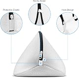 Flintronic Shoe Wash Bag 2 Pack Laundry Mesh Bags Zipper Travel Durable view 4