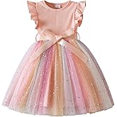 Nileafes Toddler Girl Tulle Dress Casual Summer Princess Dresses