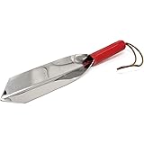 Garden Trowel - Stainless Steel 14" Long Works Perfectly for Every Hand Digging Situation. Indestructible. Made in Iowa. Includes a 6" Incised Depth Gauge. Lifetime Guarantee.