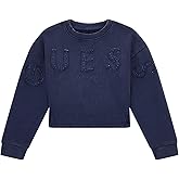 GUESS girls Eco Oversize Long Sleeve Active Sweatshirt