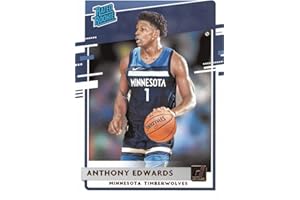 PANINIDONRUSS 2020-21 Panini Donruss Basketball #201 Anthony Edwards Rookie Card - Rated Rookie