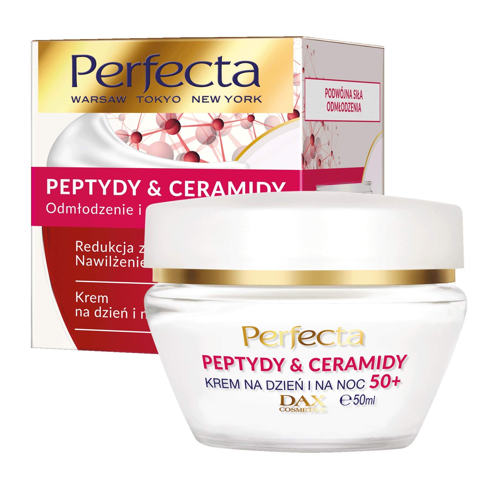 Perfecta Peptides And Ceramides Day And Night Cream 50+