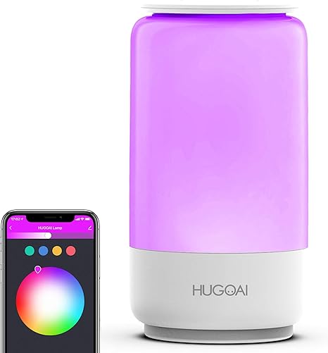 Smart Table Lamp, HUGOAI Dimmable 