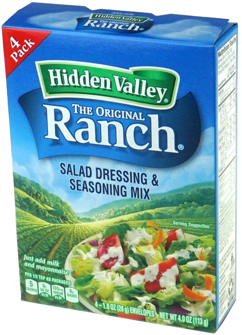 Hidden Valley The Original Ranch Salad Dressing And Seasoning Mix 1 X 4 Pack Envelopes American Import Amazon De Lebensmittel Getranke