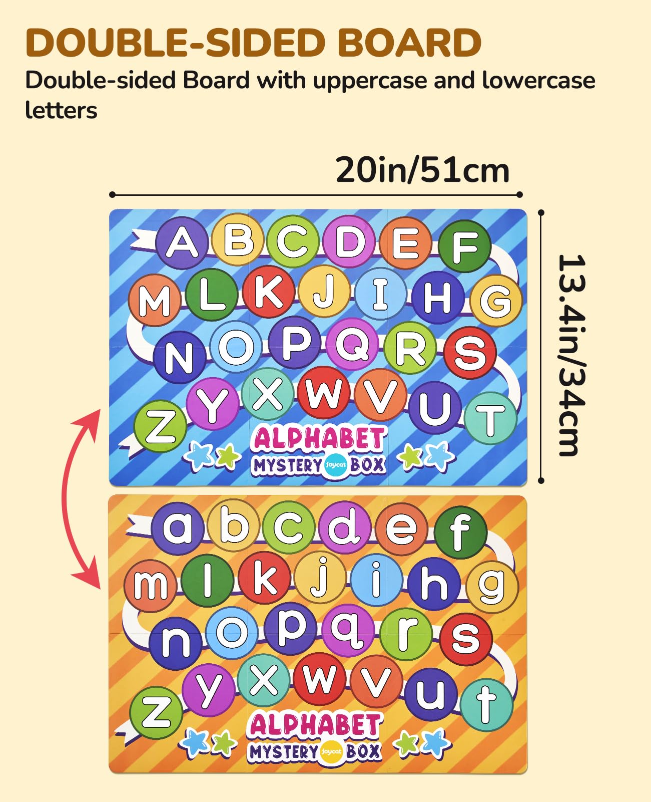 Letter Sort Boxes Mua JoyCat Mystery Alphabet Box for Kids 26 PCS Letters Sorting ...