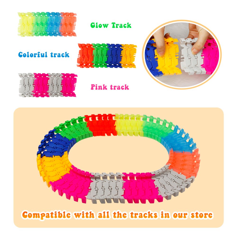 Pista Macchine con Pista Auto Giocattolo Pista Costruzioni 3+ (Consegna Casuale)