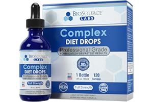 BioSource Labs Complex Diet Drops – Best Natural Drops for Men and Women (1 Bottle, 2 fl oz) - 30 Day Supply