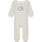 Calvin Klein baby-boys Footed Coverall