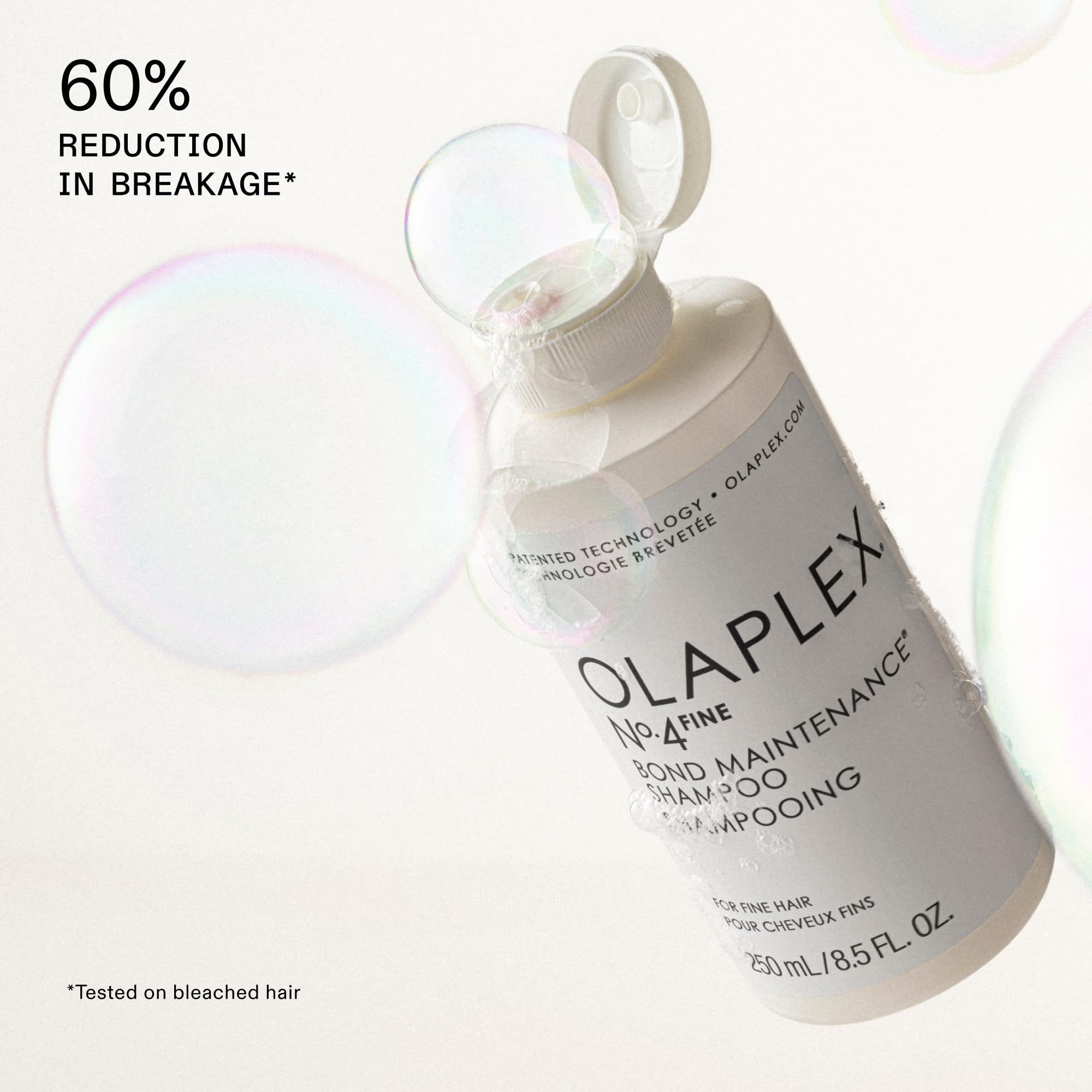 Olaplex No.4 FINE Bond Maintenance Shampoo, Ultra-light, Clinically Proven Fine Hair Shampoo to Volumize & Strengthen