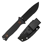 704 Gear Rogue Fixed Blade Knife | Serrated 4.5