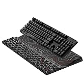 Ospelelf Tilt Keyboard Stand with Wrist Rest, Comfy Ergonomic Keyboard Riser Holder for Office Home