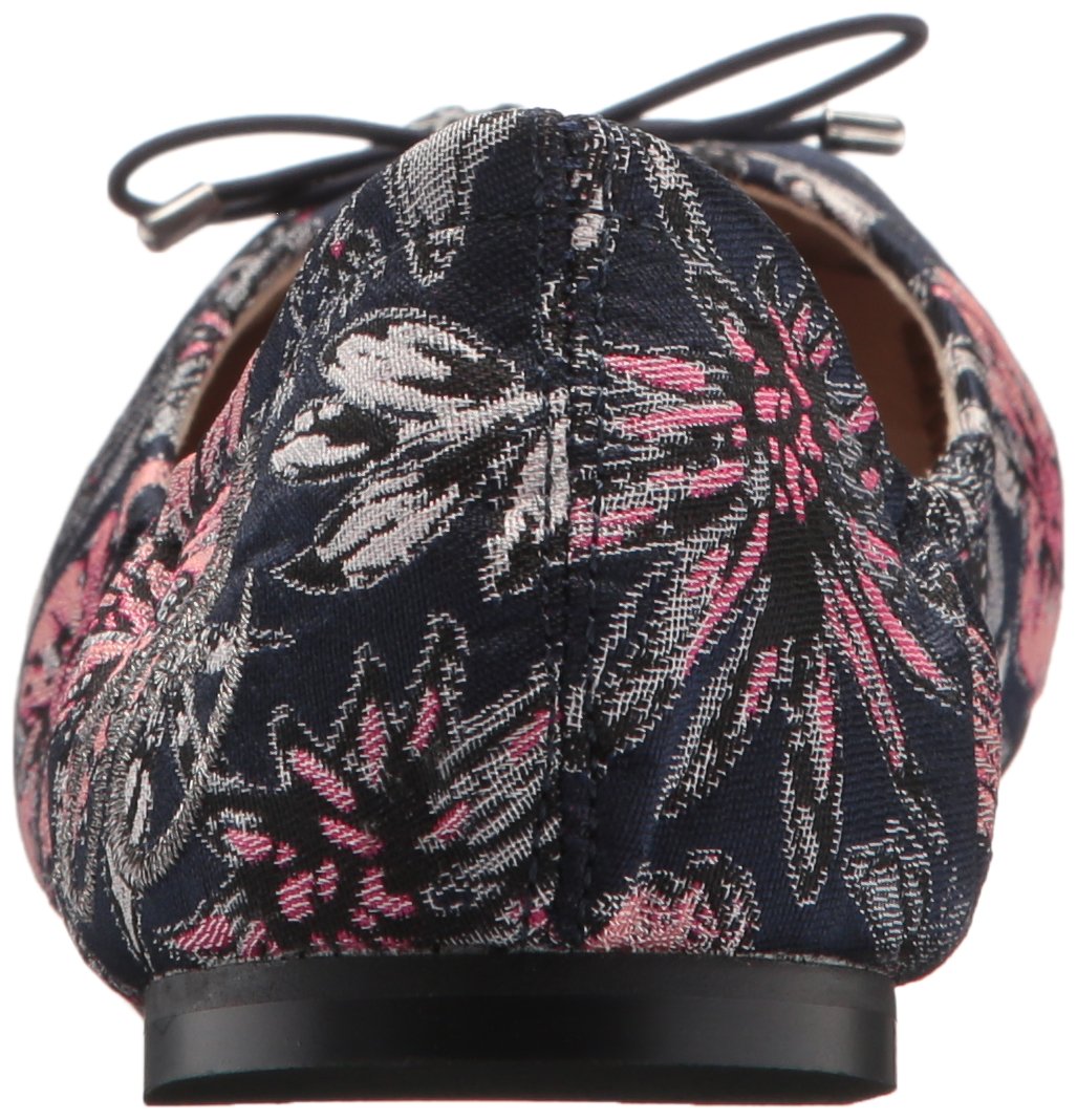 Sam Edelman Women's Felicia Ballet Flat, 8.5 Medium US, Blue/Multi/Metallic Jacquard - Image 3