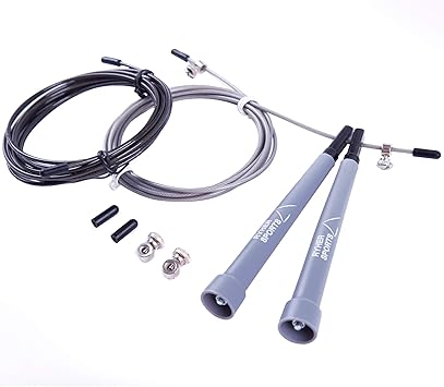 Empresa española fabricante de cuerda para saltar - Kit con Comba crossfit mujer y hombre, niños y adultos - Combas de Fitness, Crossfit, Boxeo, ...