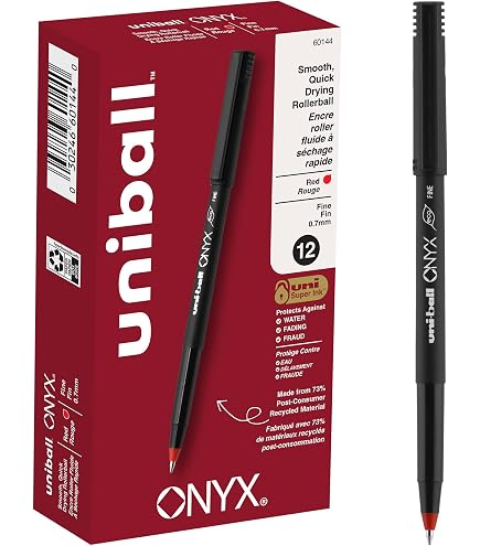 Amazon.com: Sanford Uniball Onyx Roller Stick Pen, 0.7mm Fine