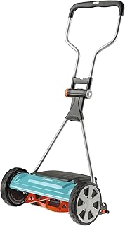 Gardena Comfort Spindelmäher 400 C: Handrasenmäher mit 40 cm Arbeitsbreite für bis zu 250 m² Rasenfläche, Messerwalze aus Qualitätsstahl, berührungslose Schneidetechnik (4022-20)