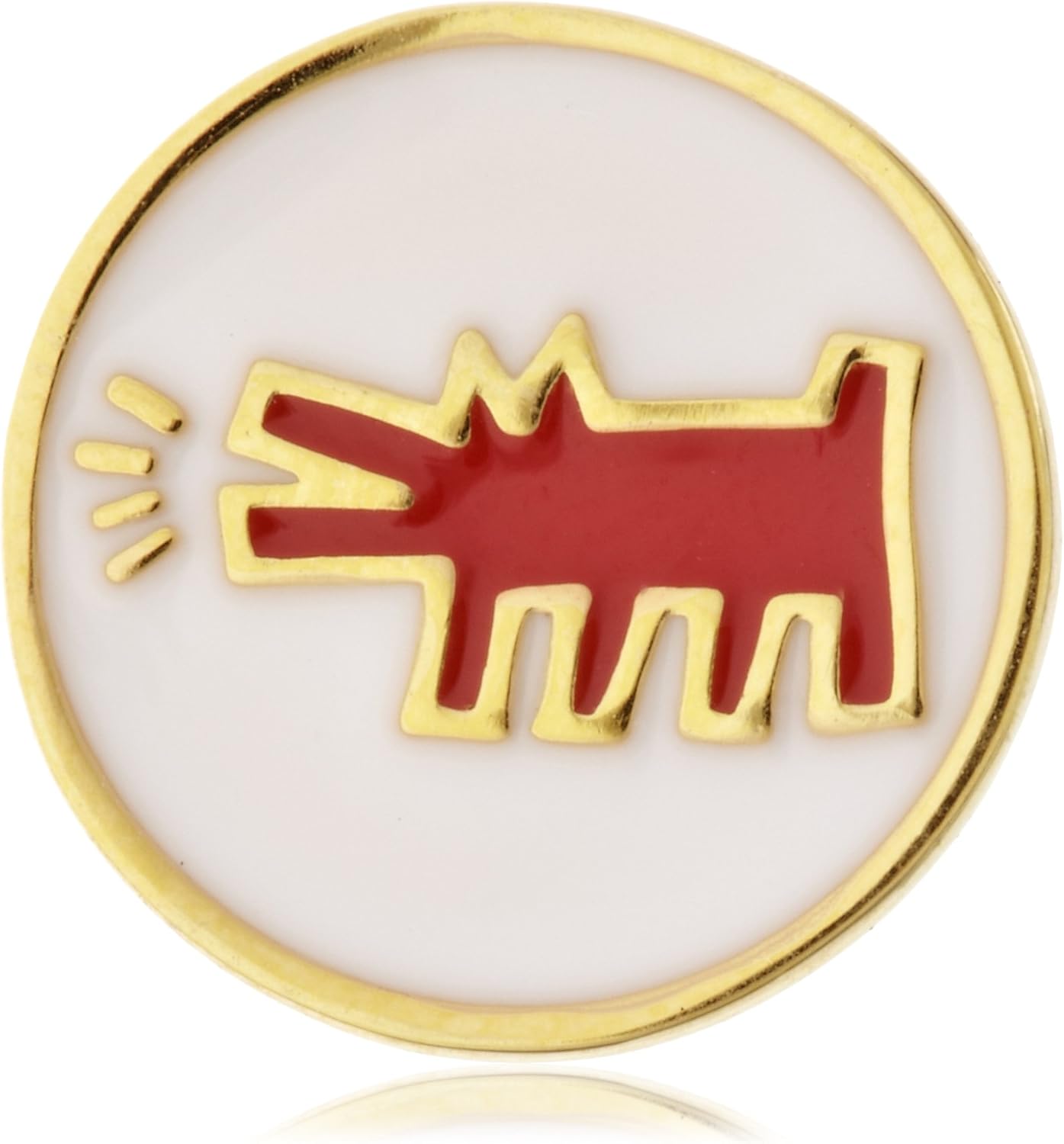 Amazon キース ヘリング Keith Haring イヌピンバッチ Hrmv0005 Va ブローチ 通販