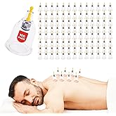 [100 Pack] Bulk Cupping Set for Massage Therapy - B1 B2 B3 B4 B5 B6 B7 U4 U5 - B6 (1.33 in) - Wholesale Professional Cupping Therapy Set, Cuppings Massage Kit, Physical Therapy Kit [No Pump Included]