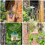 KEENSUNI 2Pcs Hanging Basket Bracket Iron Plant Hanger Wall Hooks view 6