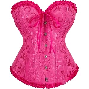 XS-6XL Corset Tops for Women Bustier Renaissance Halloween Lingerie Costume