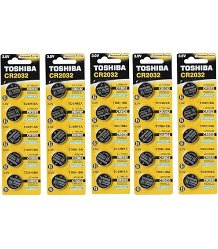 Amazon.com: Toshiba CR2025 3 Volt Lithium Coin Battery (25