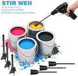 Zocipro 6Pcs Drill Mixer Attachments 1/4 Inch Epoxy Stirrer Paddles view 3