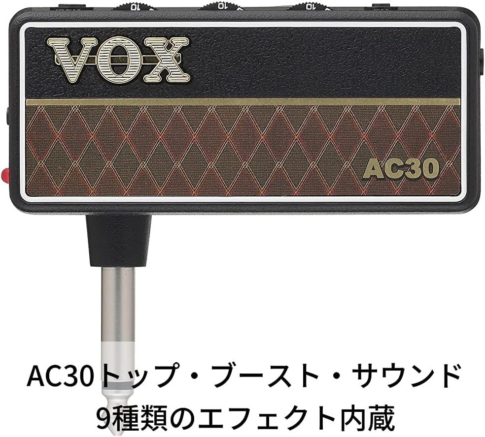 Amazon Vox ヘッドフォン ギターアンプ Amplug2 Ac30 ケーブル不要 ギターに直接プラグ イン 自宅練習に最適 電池駆動 エフェクト内蔵 定番ヴィンテージサウンド エレキギタープリアンプ 楽器 音響機器