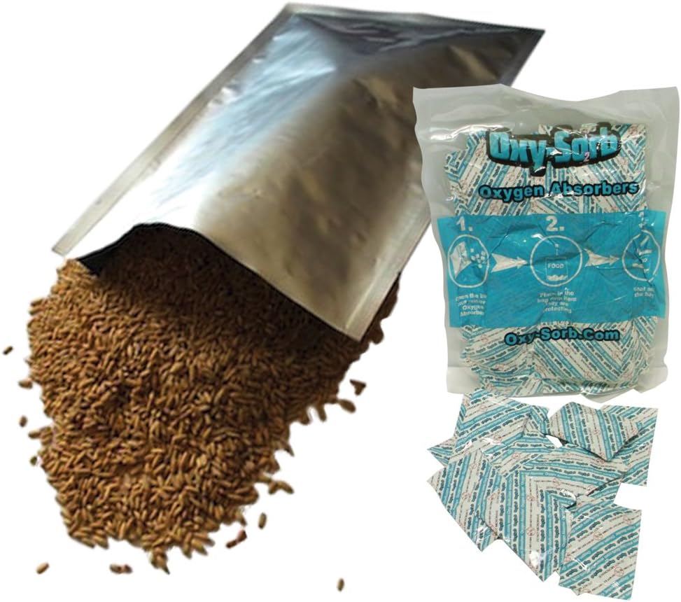 Mylar Bags & Oxygen Absorbers for Dried Food & Long Term