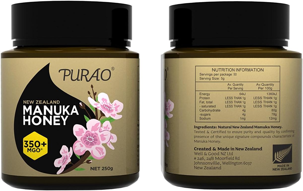Premium Manuka Honey Exclusively from New Zealand MGO 350+ / 12+ 250G