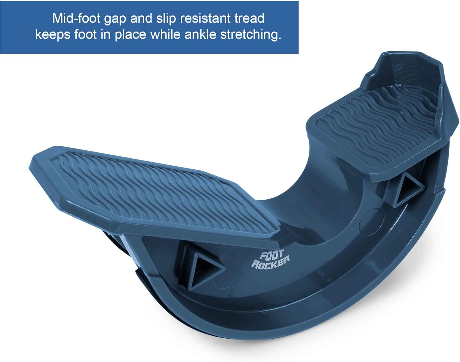 North American Healthcare Foot Rocker Blue -Optimal Foot Position for Flexibility, Plantar Fasciitis, Achilles tendonitis, and other Chronic Conditions : Calf Stretcher : Sports & Outdoors